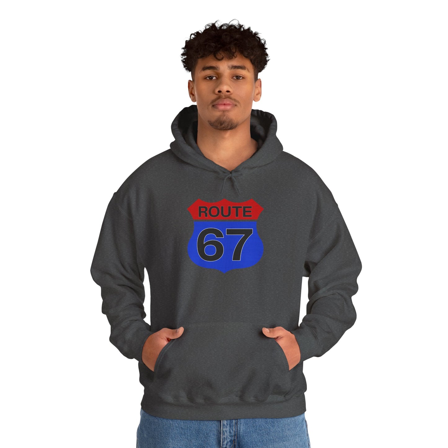 Route 67 Red & Blue Edition -- Unisex Hoodie