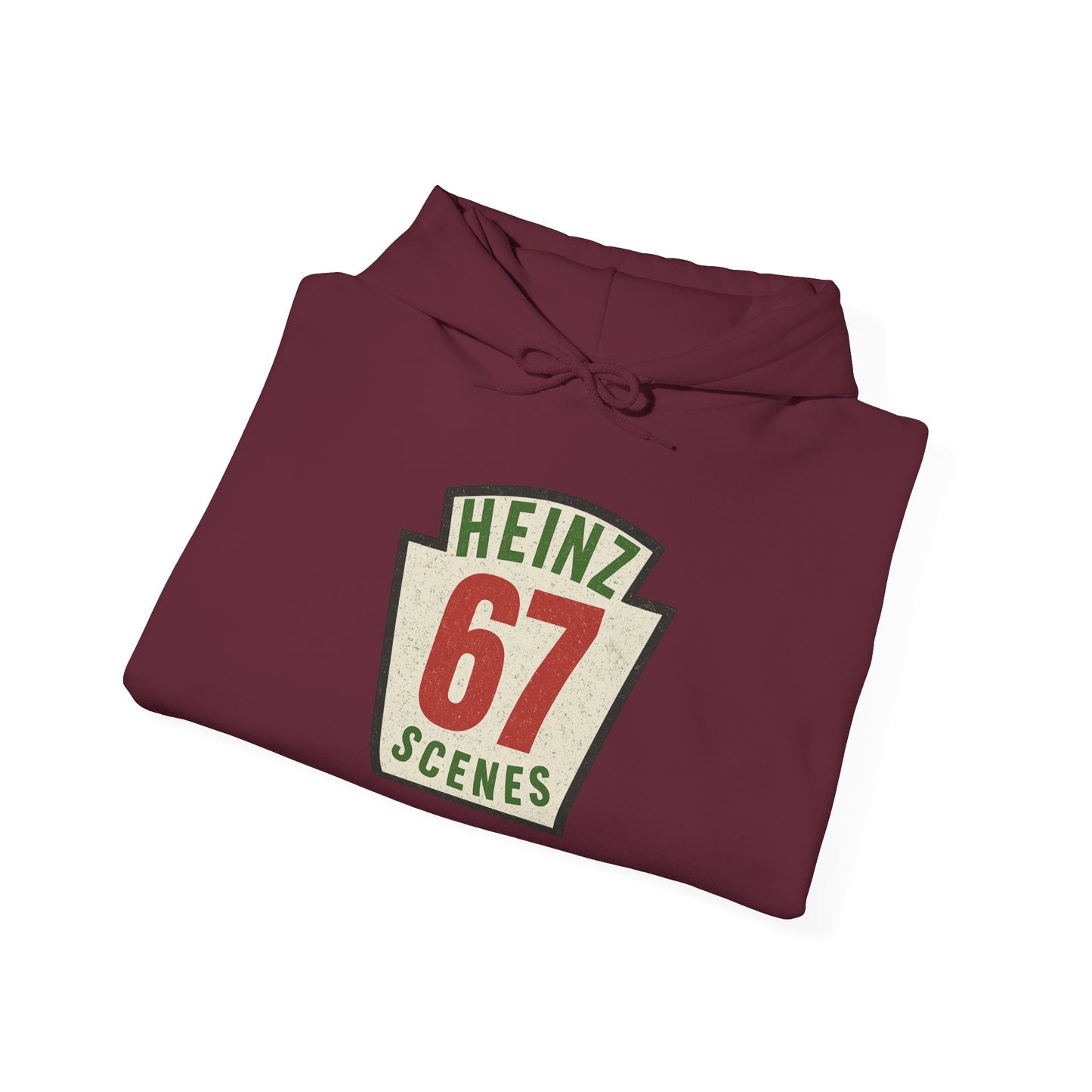 Retro Distressed Heinz 67 Scenes -- Unisex Hoodie