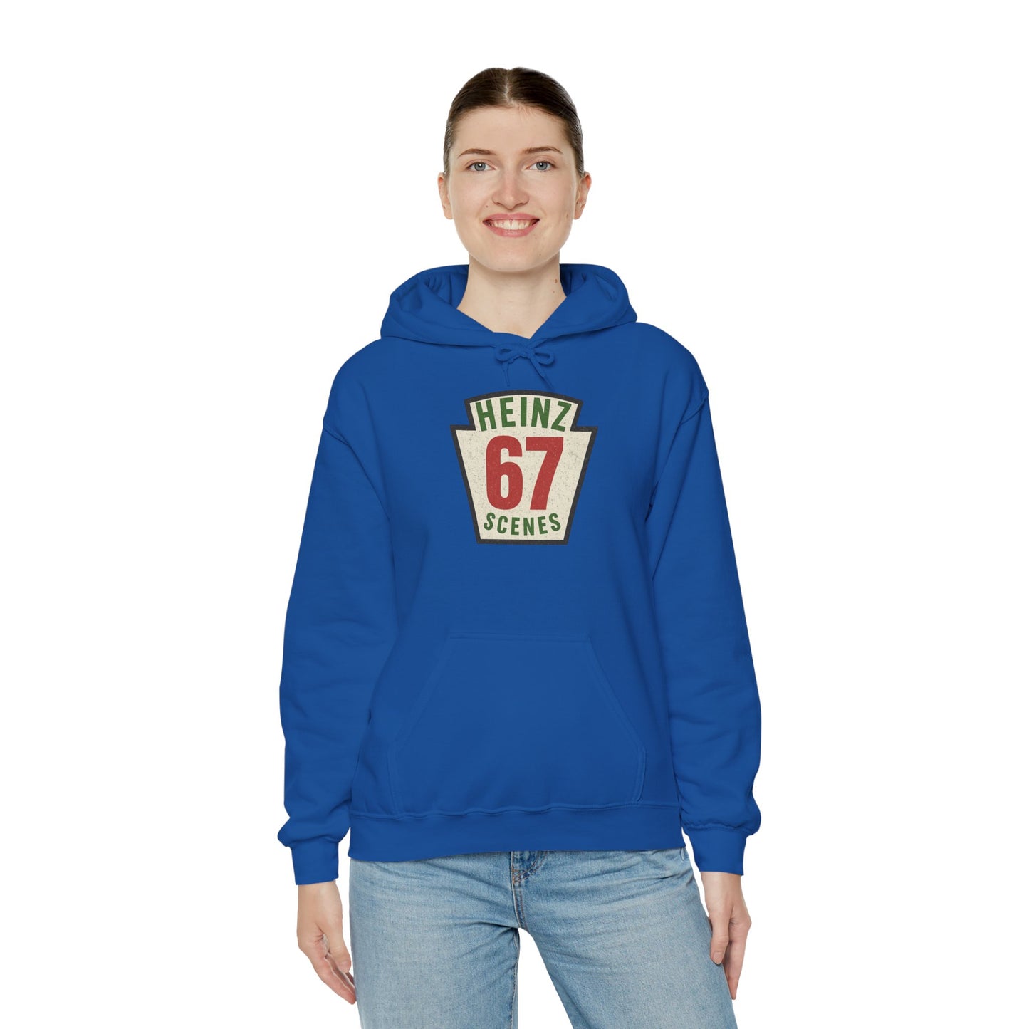 Retro Distressed Heinz 67 Scenes -- Unisex Hoodie