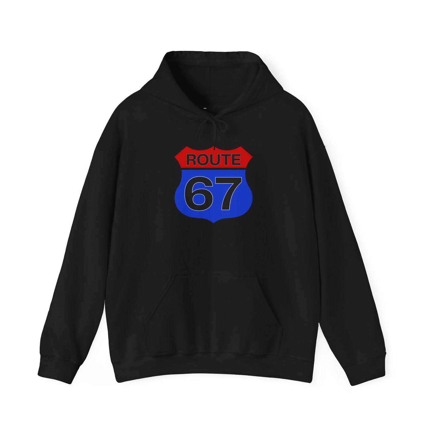 Route 67 Red & Blue Edition -- Unisex Hoodie