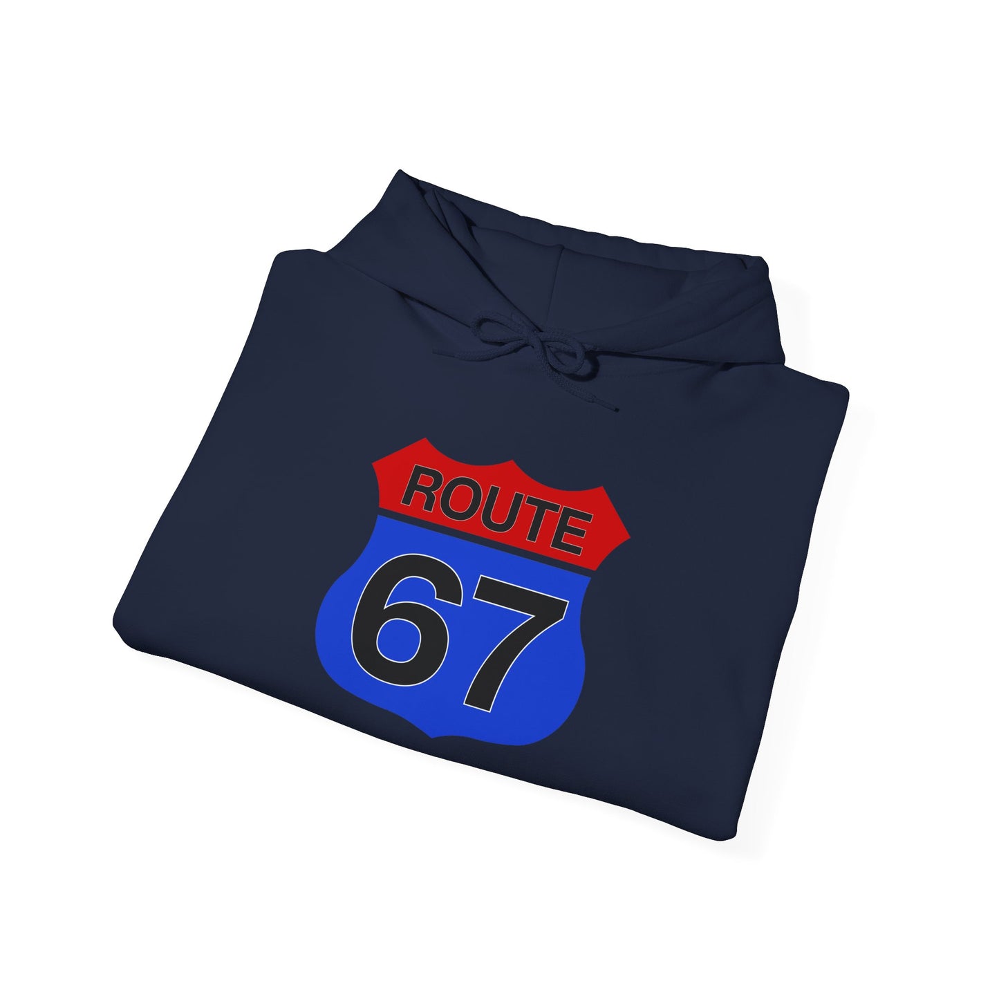 Route 67 Red & Blue Edition -- Unisex Hoodie