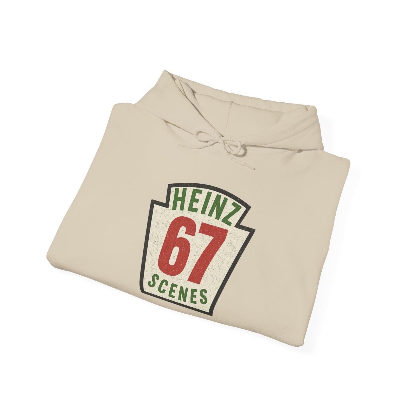 Retro Distressed Heinz 67 Scenes -- Unisex Hoodie