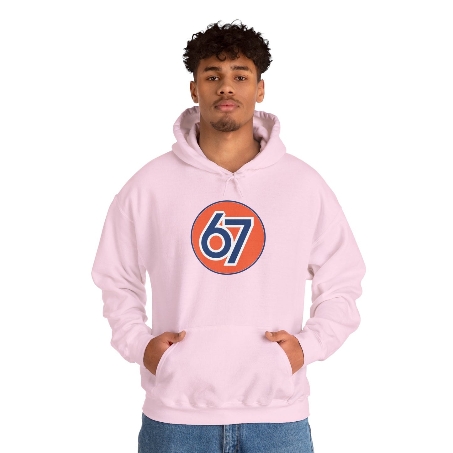 Retro 67 Vintage Circle Graphic -- Unisex Hoodie