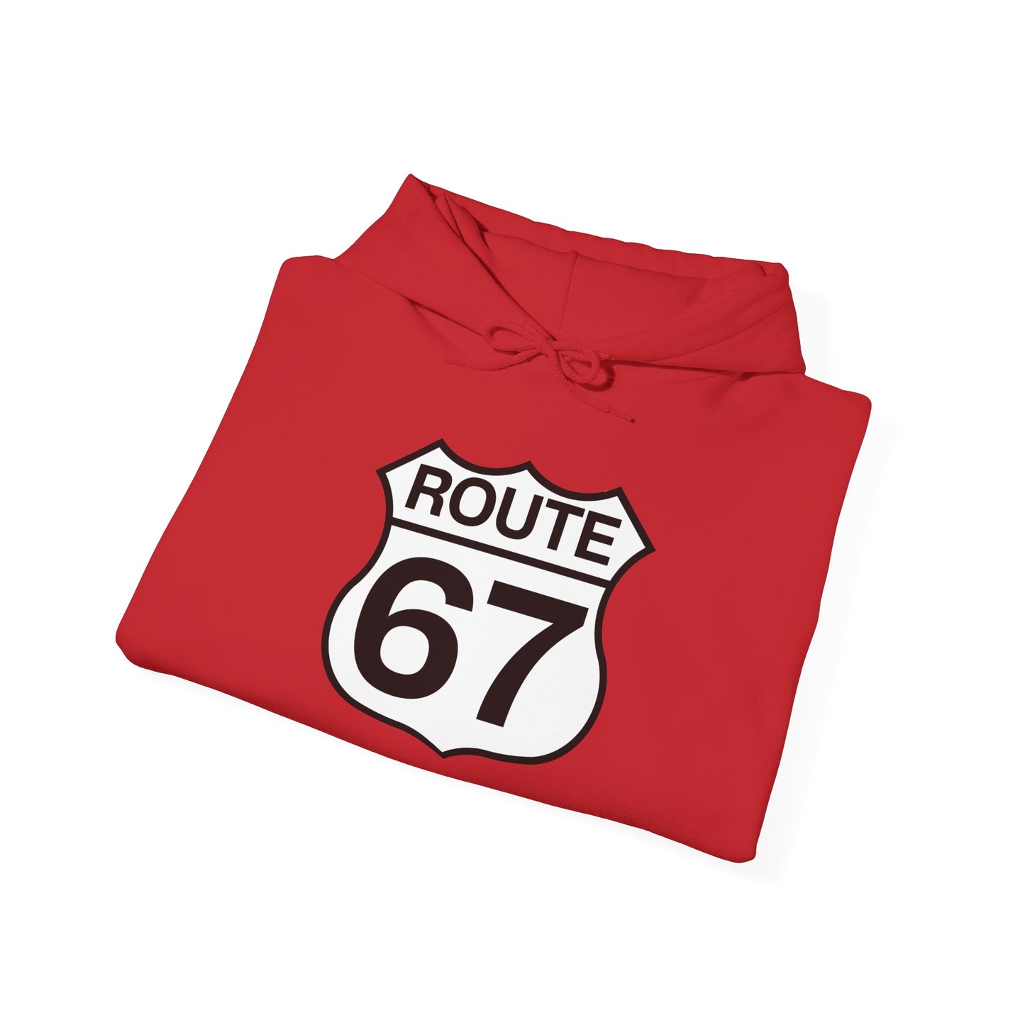 Classic Black & White Route 67 -- Unisex Hoodie