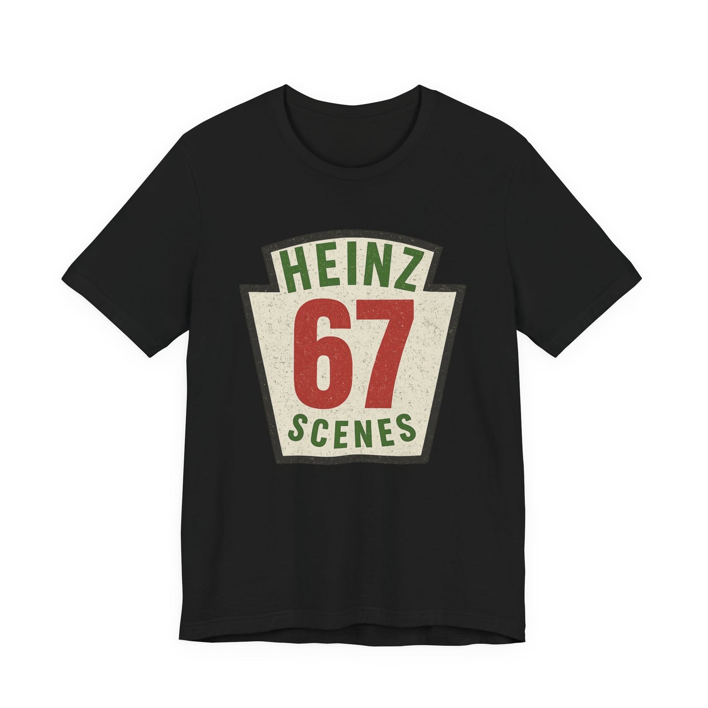 Retro Distressed Heinz 67 Scenes – Unisex Tee