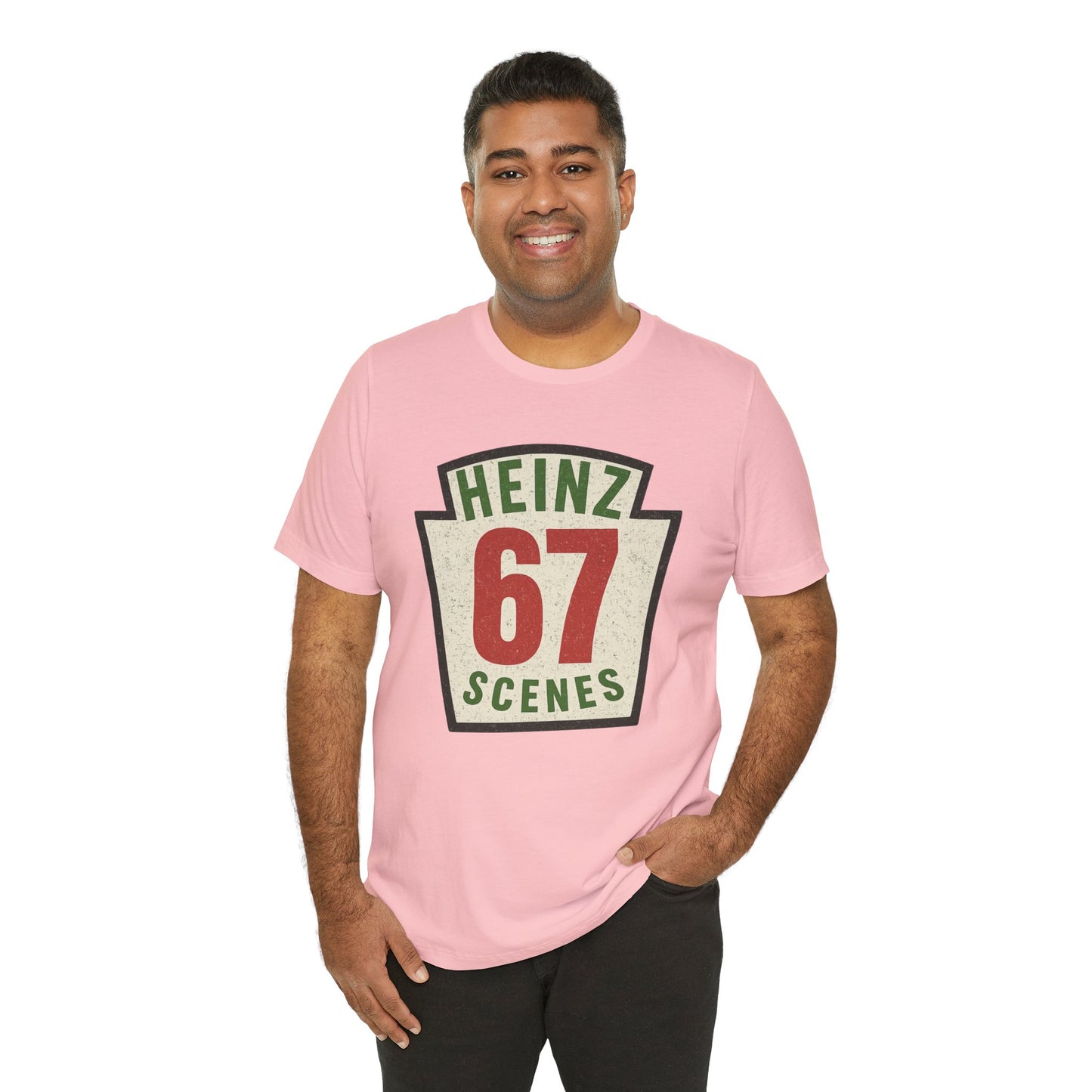 Retro Distressed Heinz 67 Scenes – Unisex Tee