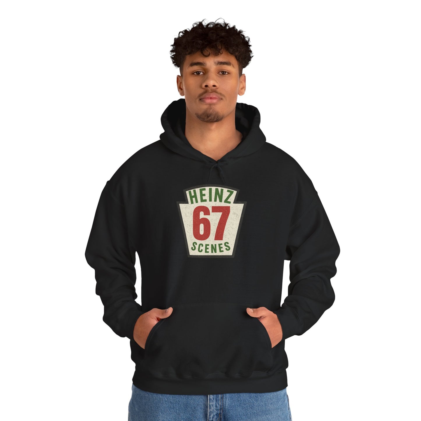 Retro Distressed Heinz 67 Scenes -- Unisex Hoodie