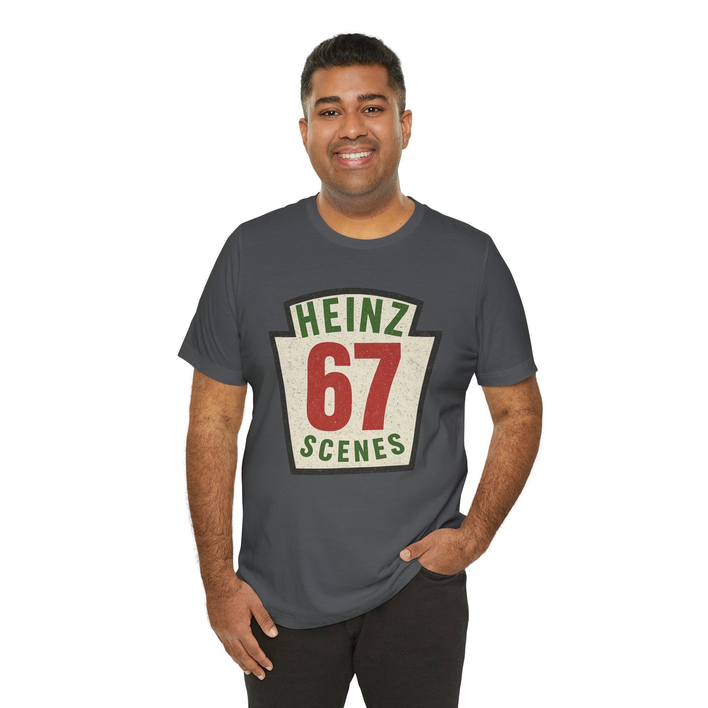 Retro Distressed Heinz 67 Scenes – Unisex Tee