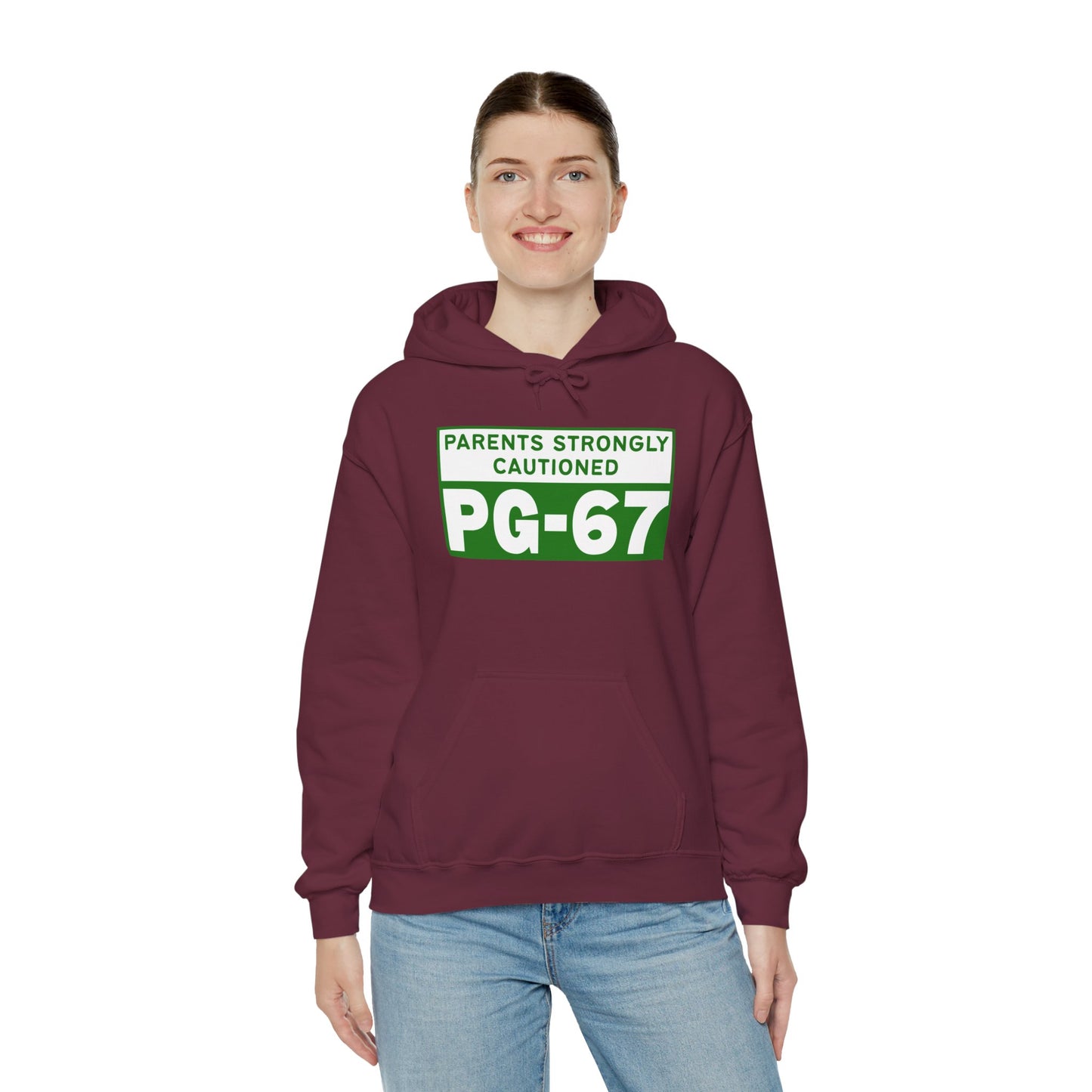 Parents Strongly Cautioned PG-67 -- Unisex Hoodie