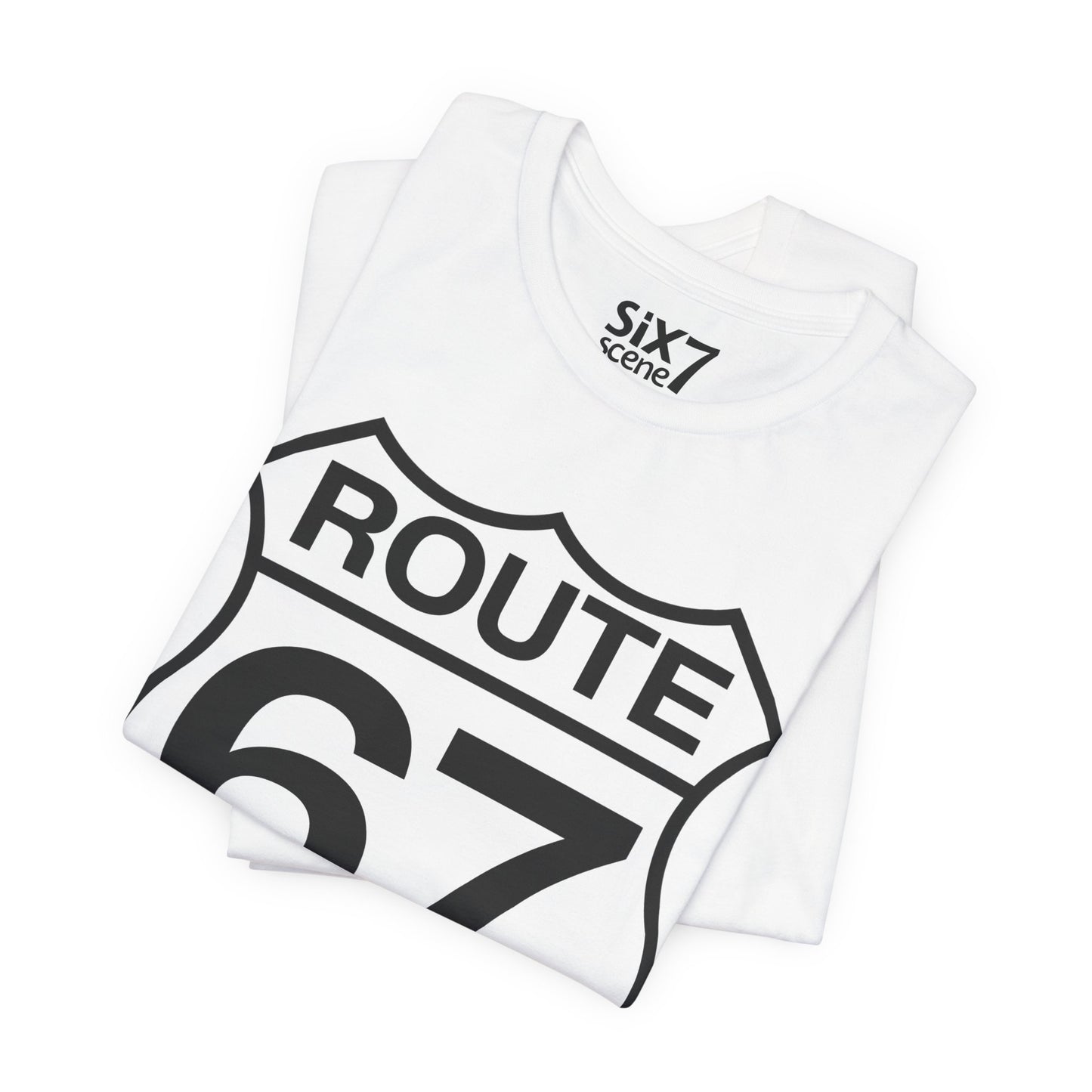 Classic Black & White Route 67 – Unisex Tee