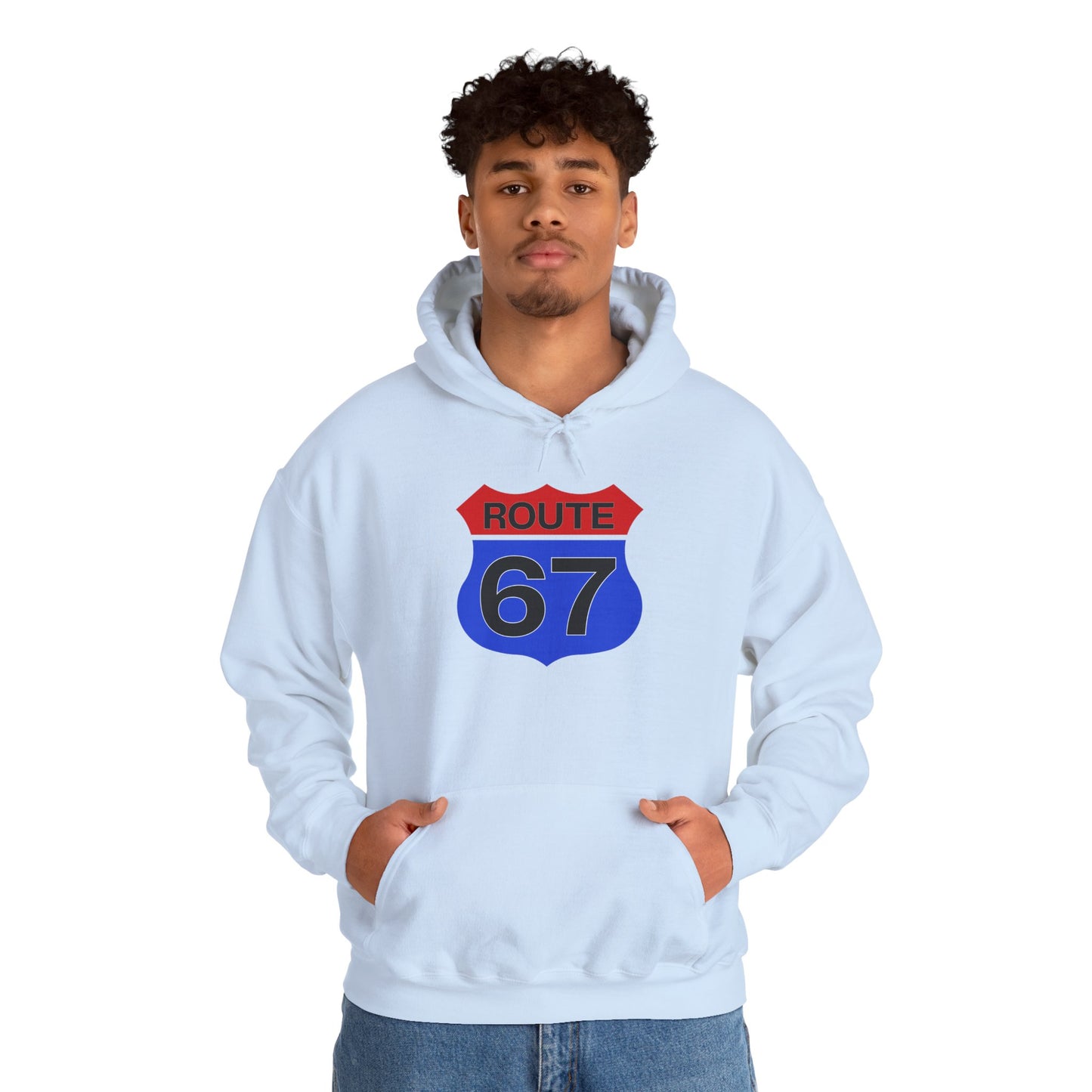 Route 67 Red & Blue Edition -- Unisex Hoodie