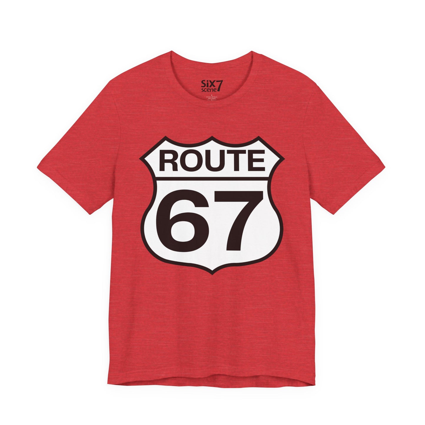 Classic Black & White Route 67 – Unisex Tee