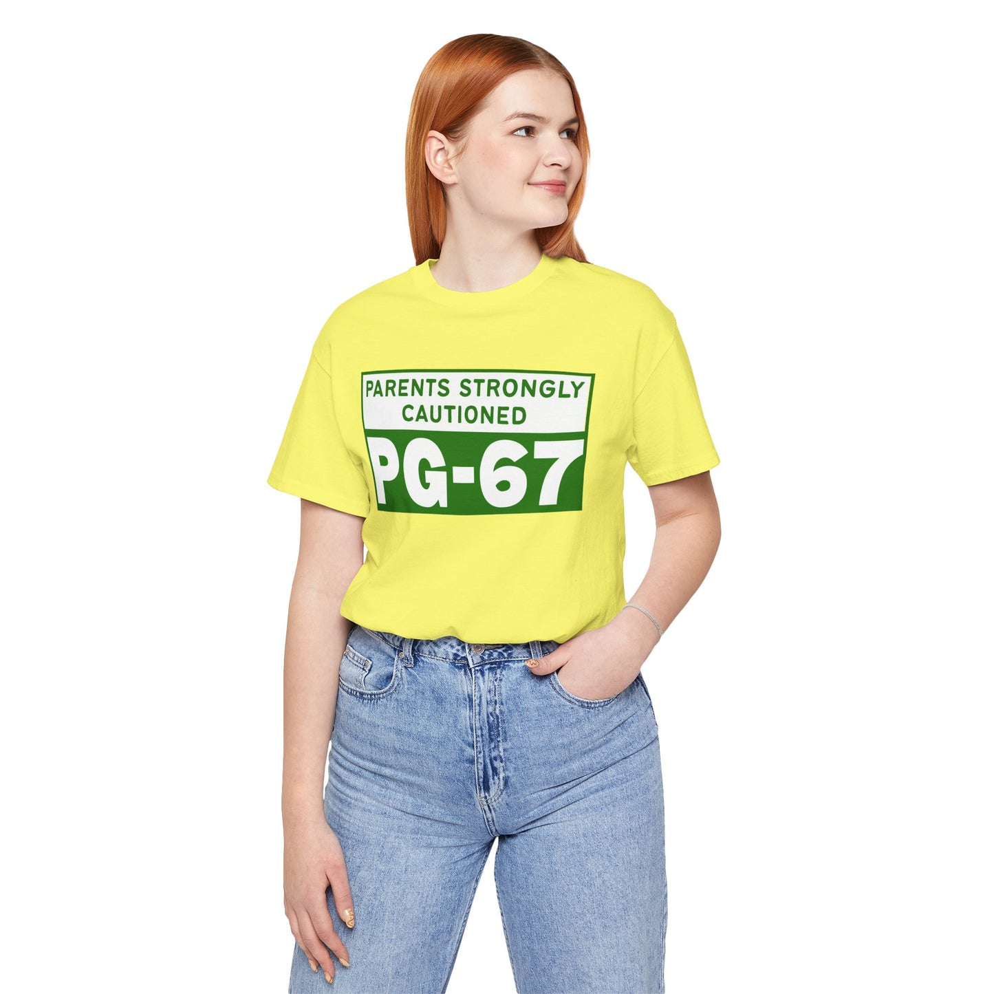 Parents Strongly Cautioned PG-67 – Unisex Tee