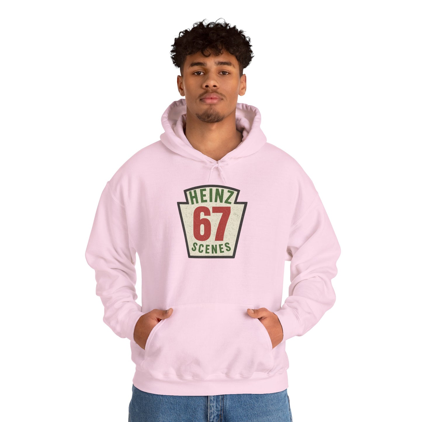 Retro Distressed Heinz 67 Scenes -- Unisex Hoodie