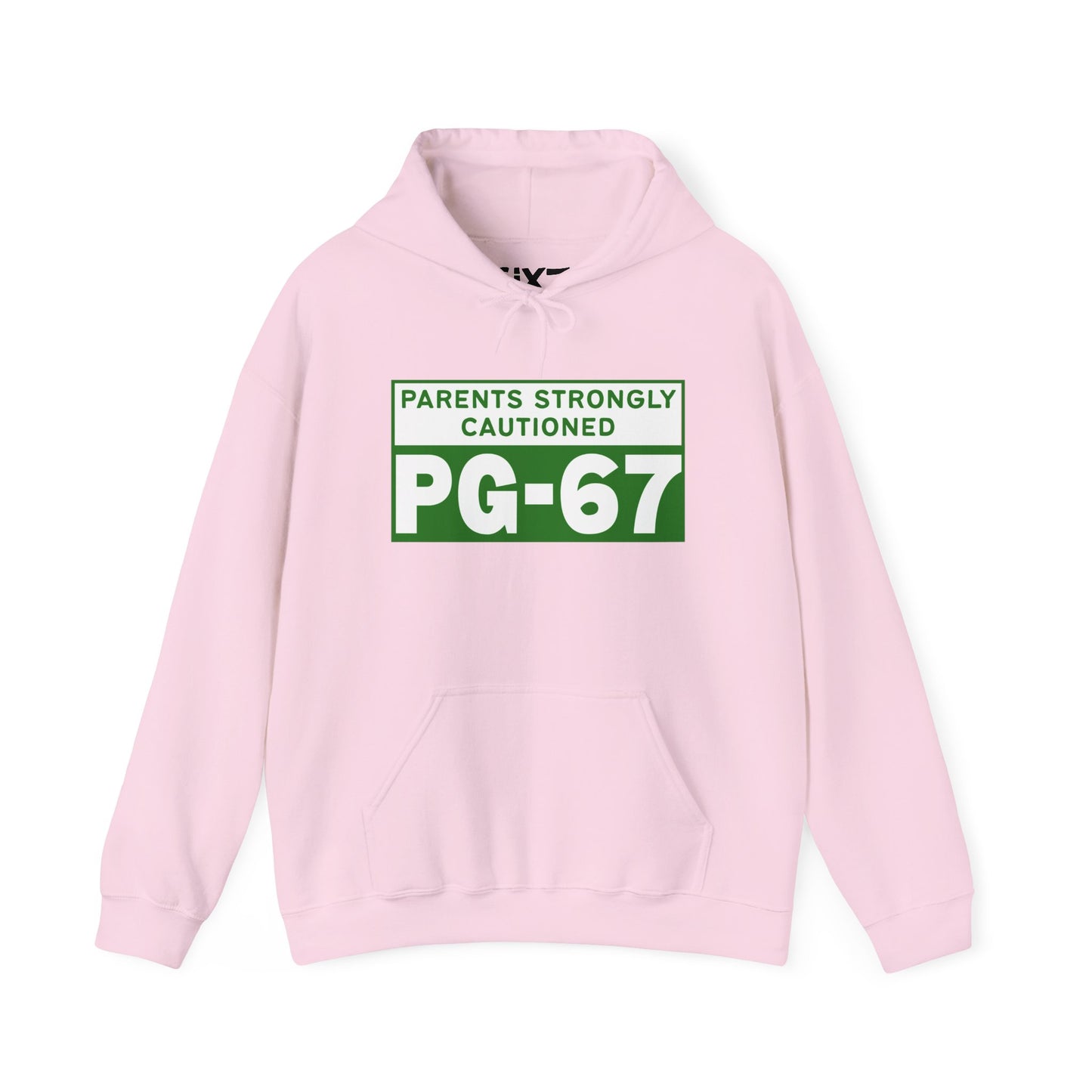 Parents Strongly Cautioned PG-67 -- Unisex Hoodie