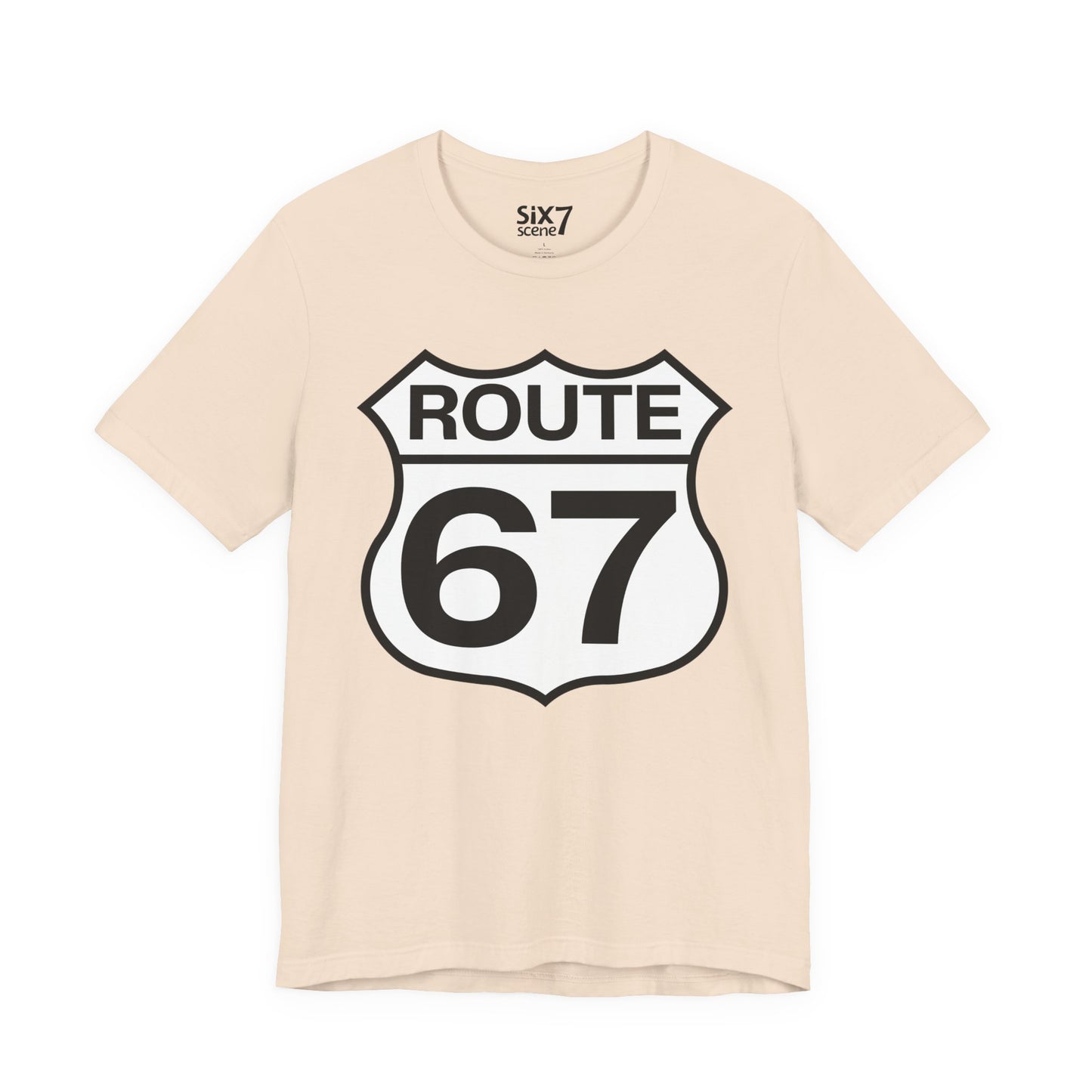 Classic Black & White Route 67 – Unisex Tee