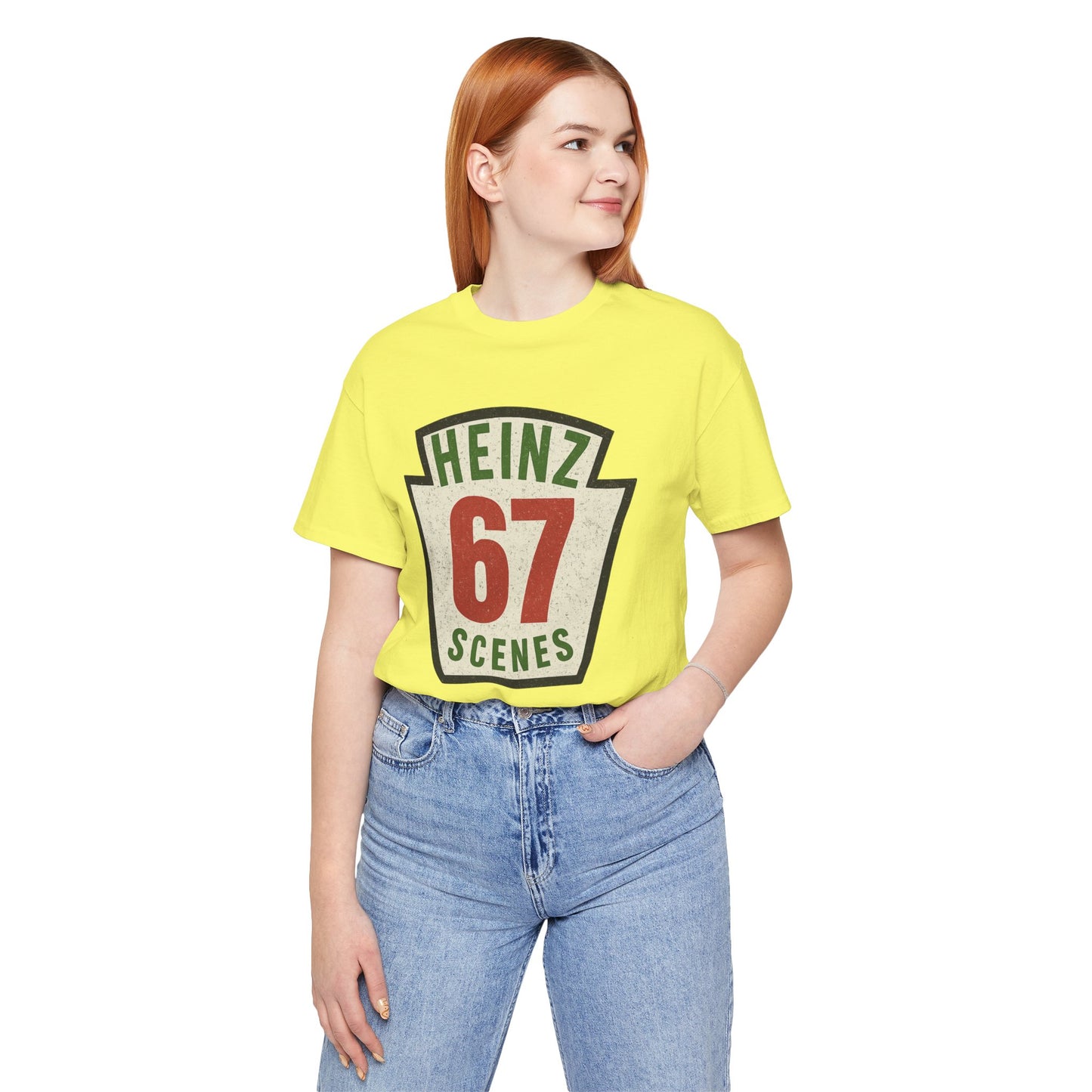 Retro Distressed Heinz 67 Scenes – Unisex Tee