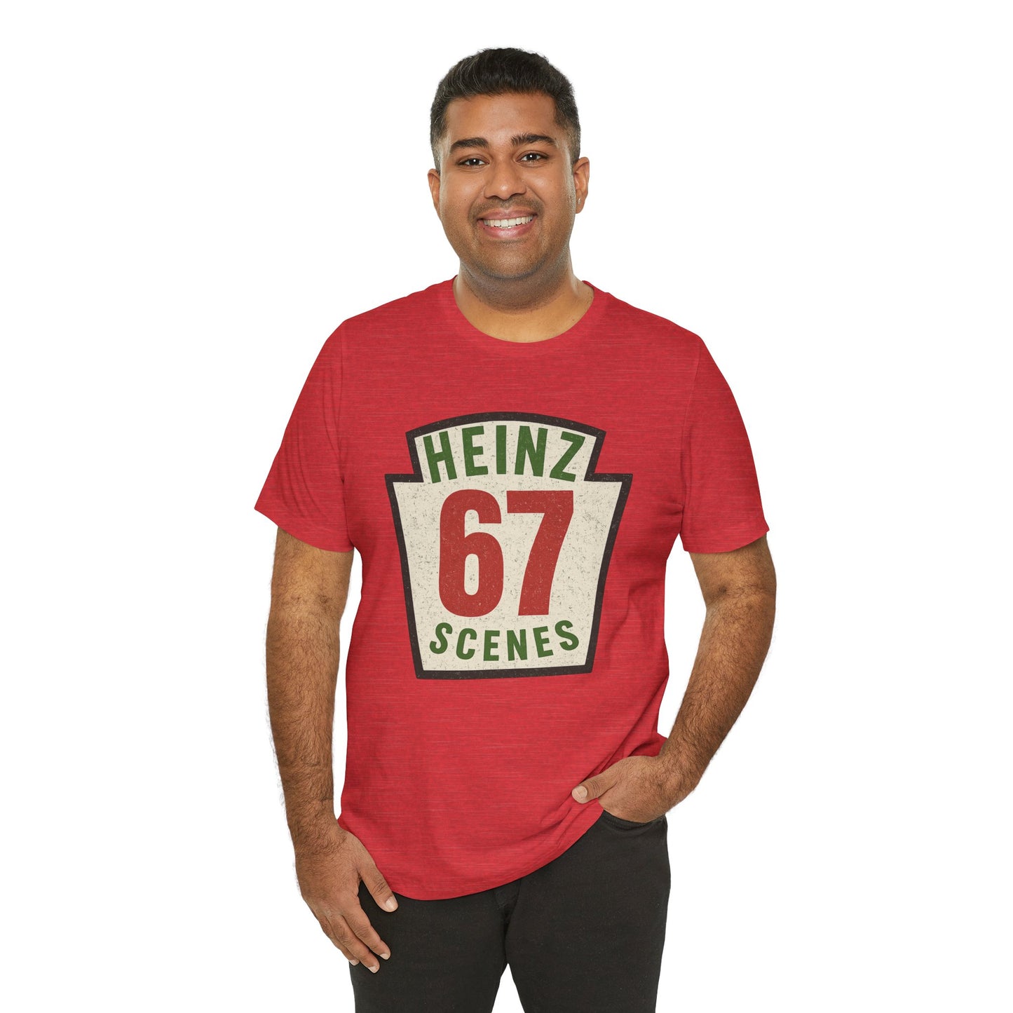 Retro Distressed Heinz 67 Scenes – Unisex Tee