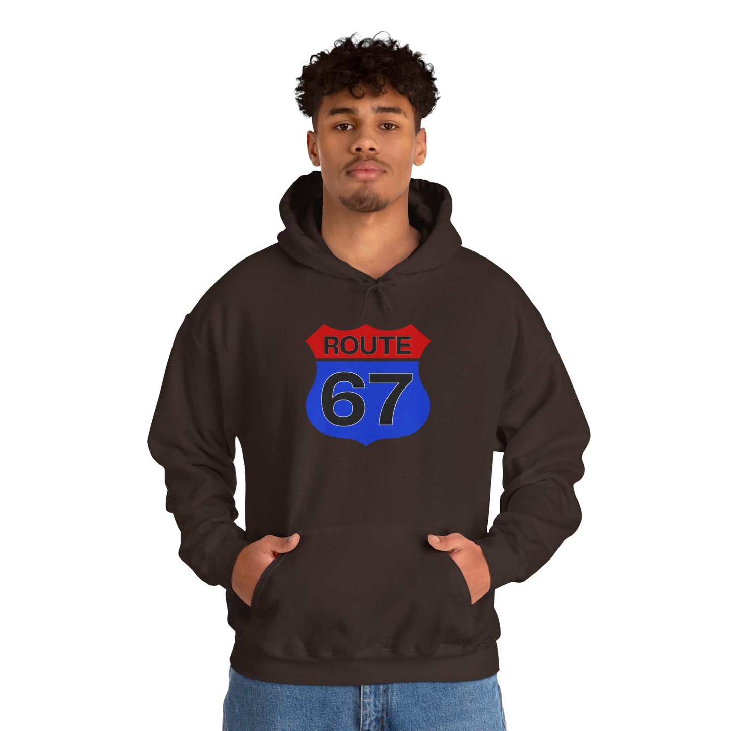 Route 67 Red & Blue Edition -- Unisex Hoodie