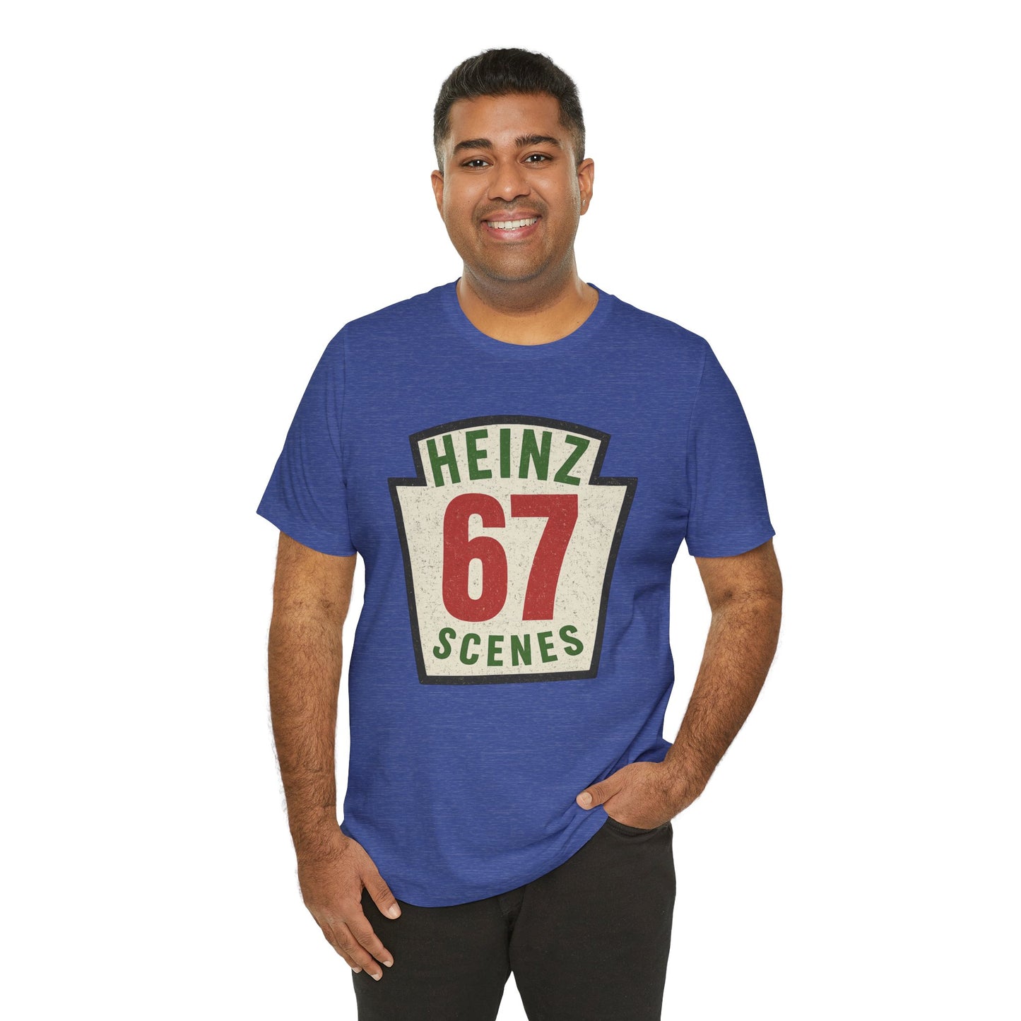 Retro Distressed Heinz 67 Scenes – Unisex Tee