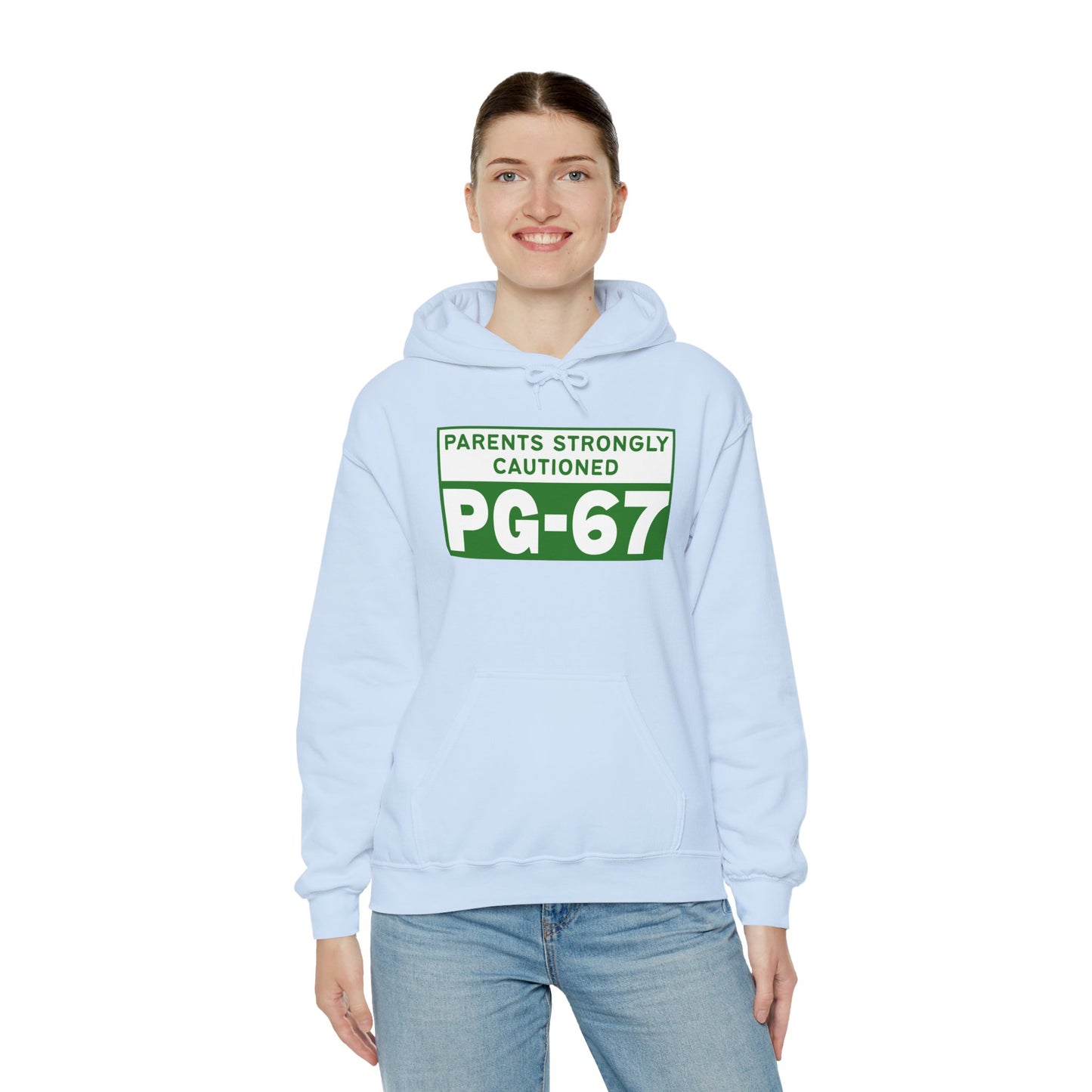 Parents Strongly Cautioned PG-67 -- Unisex Hoodie