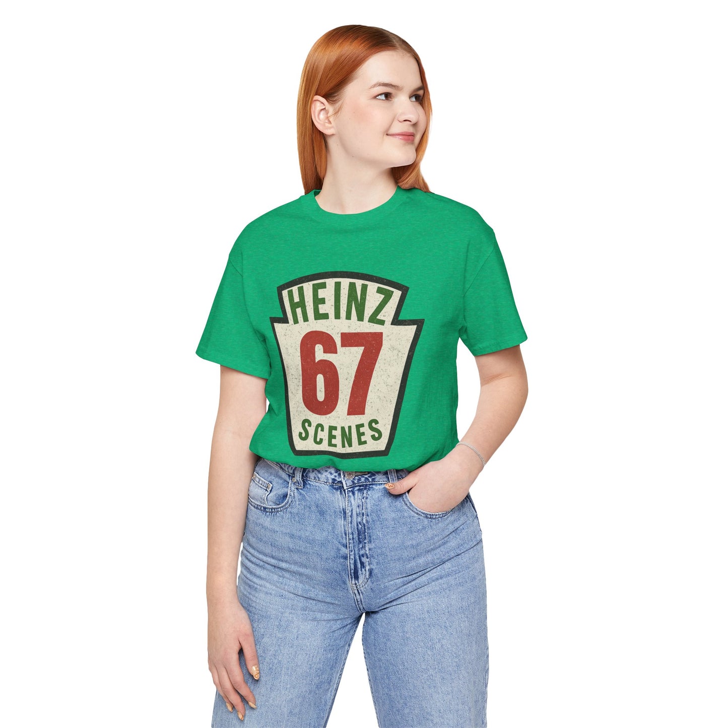 Retro Distressed Heinz 67 Scenes – Unisex Tee