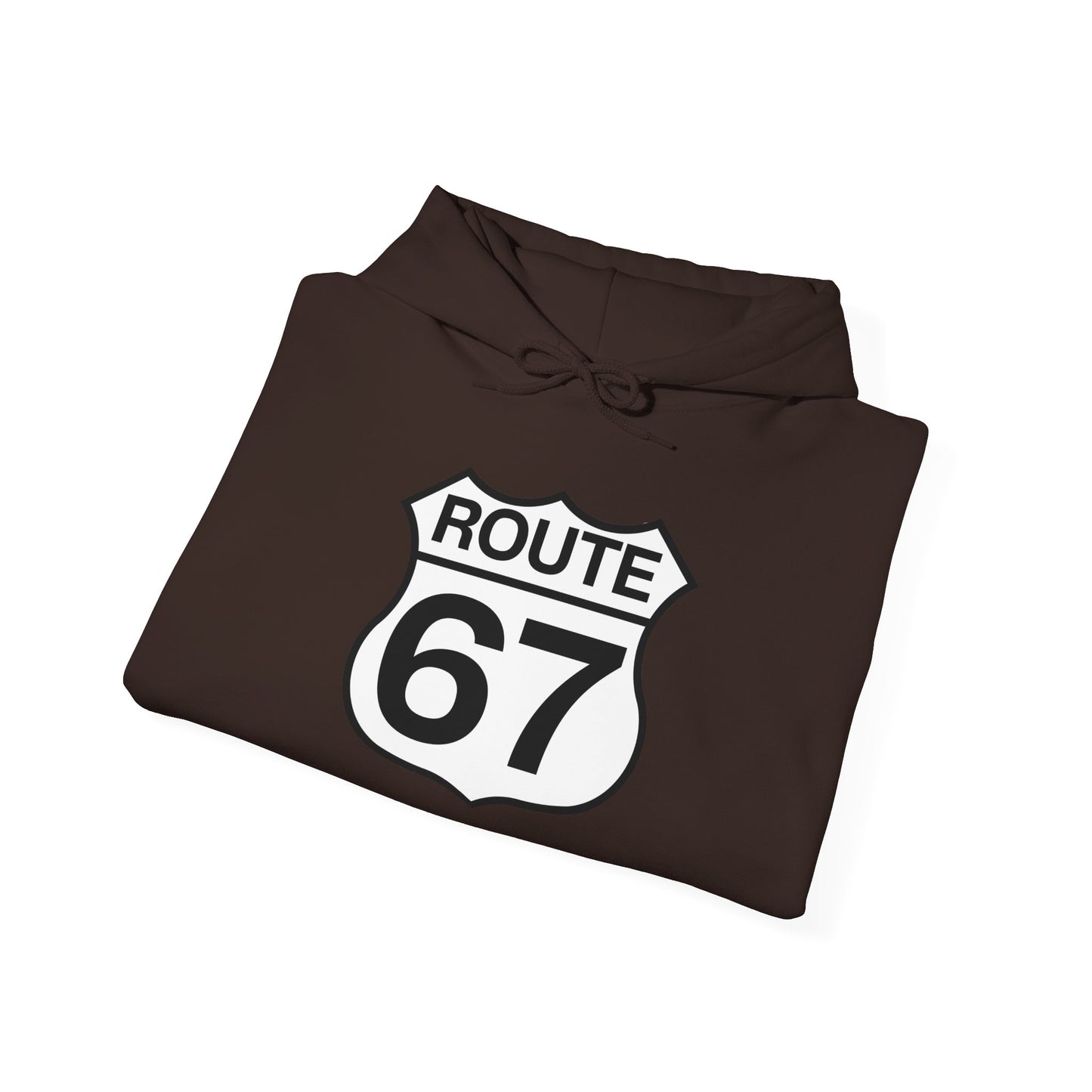 Classic Black & White Route 67 -- Unisex Hoodie